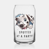 異常モダンなおもしろいカスタム誕生日 ガラス缶 (正面)