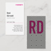 異常モダンな 名刺 (正面/裏面)