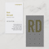 異常モダンな 名刺 (正面/裏面)