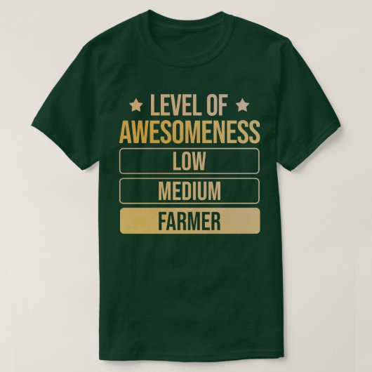 異常レベル農家 Tシャツ (デザイン正面)