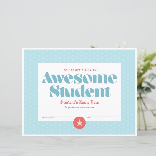 異常度証明書 (スタンド正面)