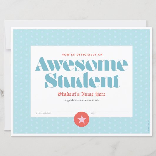 異常度証明書 (正面)