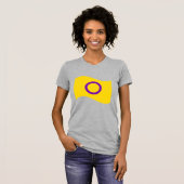 異性プライド波状旗 Tシャツ (正面フル)