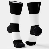 異性愛白黒ストライプのLGBT ソックス (傾斜あり)