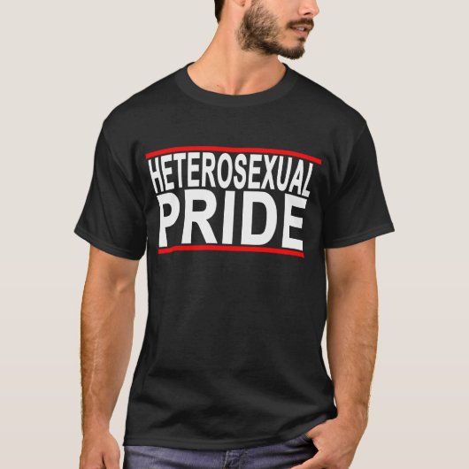異性愛PRIDE.png Tシャツ (正面)