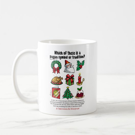 異教のお祝い コーヒーマグカップ (左)