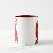 異教のなギリシア火薬の女神のヘスティアーのウィッカ信者の芸術 ツートーンマグカップ (中央)