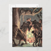 異教のなクリスマス シーズンポストカード (正面/裏面)