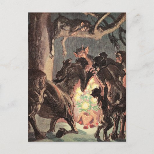 異教のなクリスマス シーズンポストカード (正面)