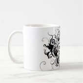 異教のなスクロールコーヒー・マグ コーヒーマグカップ (左)