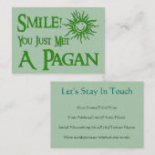 異教のなスマイル 名刺 (正面/裏面)