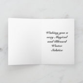 異教のな冬至のユニコーンカード シーズンカード (内部)