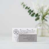 異教のな星形五角形の名刺 名刺 (スタンド正面)