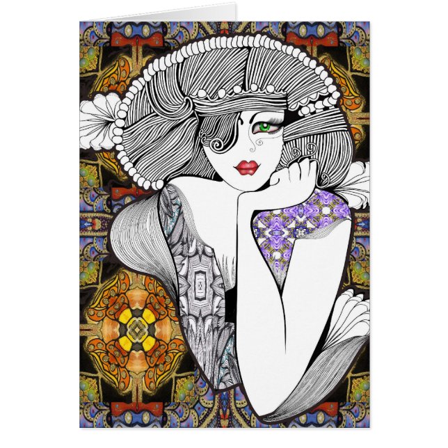 異教のな花型女性歌手 (正面)