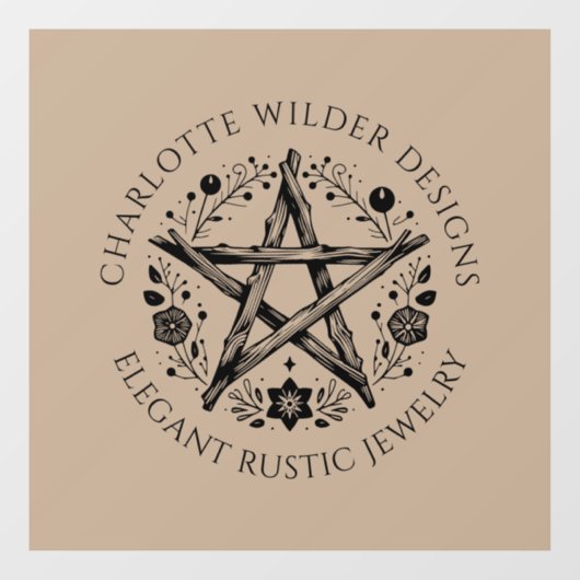 異教のウィッカ信者ク素朴ラフトジュエリー設計者 ウィンドウサイン (シート)