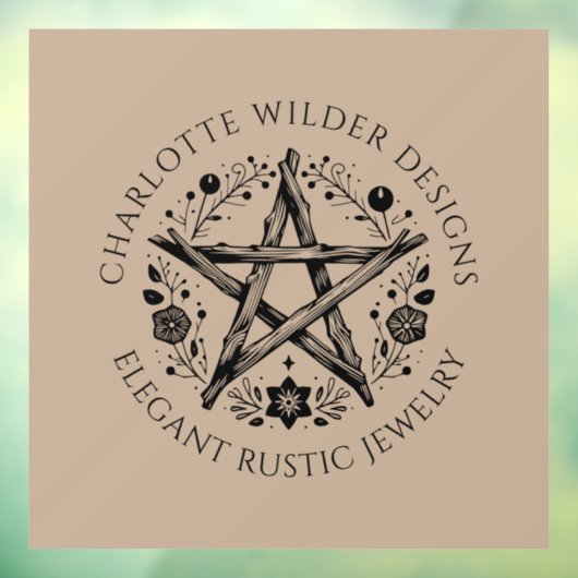 異教のウィッカ信者ク素朴ラフトジュエリー設計者 ウィンドウサイン