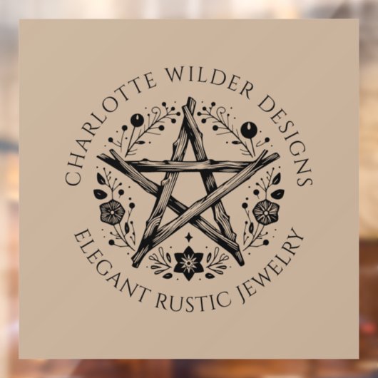 異教のウィッカ信者ク素朴ラフトジュエリー設計者 ウィンドウサイン (シート2)