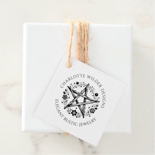 異教のウィッカ信者ク素朴ラフトジュエリー設計者 フェイバータグ (インサイチュ)