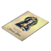 異教のギリシャの女神ヘカテー オカルト神秘的な女王 ノートブック (左側)