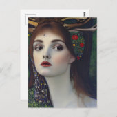 異教のクリムトスタイルの女性 ポストカード (正面/裏面)