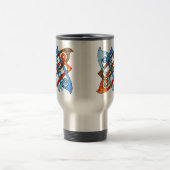 異教のケルト結び目模様大気消火水 トラベルマグ (中央)