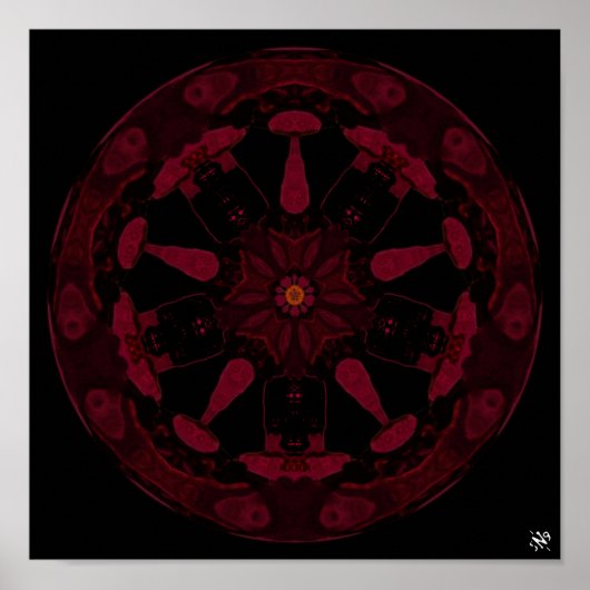 異教のホイールv1 – パレリア模様 ポスター (正面)