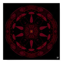 異教のホイールv2 – パレリア模様ポスター