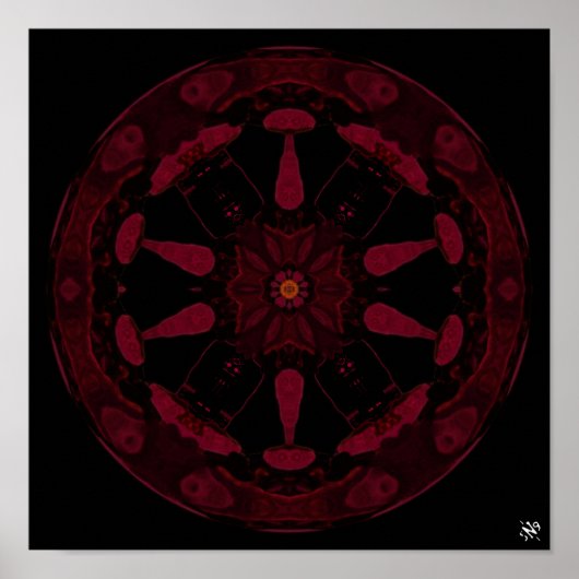 異教のホイールv2 – パレリア模様ポスター ポスター (正面)