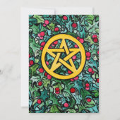 異教のユールペンタグラム 招待状 (正面)