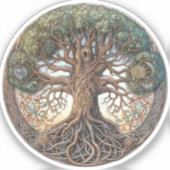 異教の命の木 シール (正面)