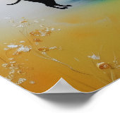 異教の巫女Raven Witchy AIアートマット値 ポスター (角)