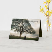 異教の悔やみや弔慰 カード (黄色い花)