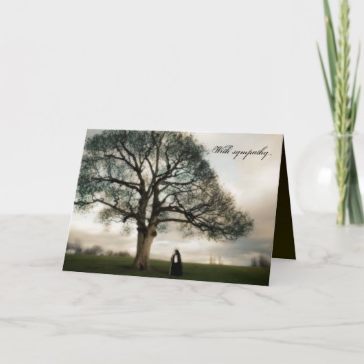 異教の悔やみや弔慰 カード (正面)