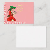 異教の春の挨拶 ノートカード (正面/裏面)