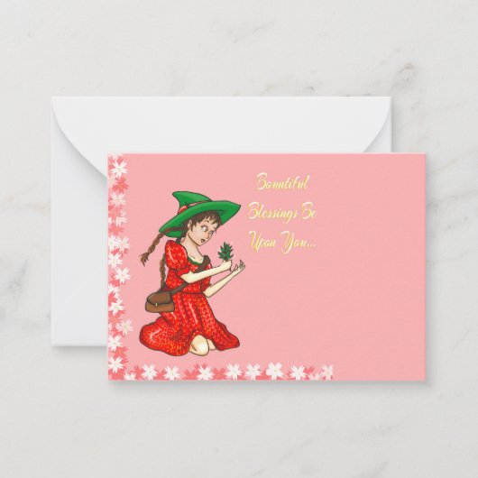 異教の春 ノートカード (正面)