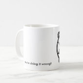 異教の話のロゴのマグ コーヒーマグカップ (正面左)