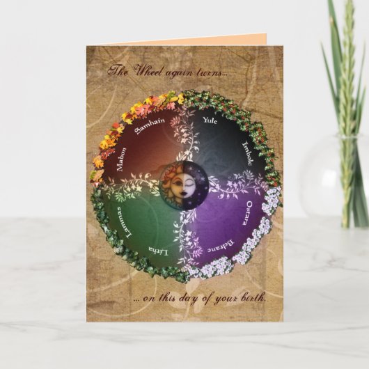 異教の誕生日 カード (正面)