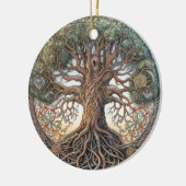 異教のTree of Life Ceramicオーナメント セラミックオーナメント (左)