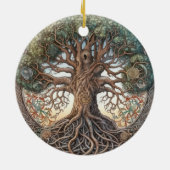 異教のTree of Life Ceramicオーナメント セラミックオーナメント (裏面)