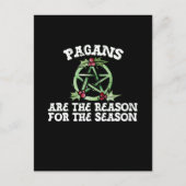 異教徒が季節の理由だ ポストカード (正面)