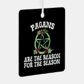異教徒が季節の理由だ メタルオーナメント (正面右)