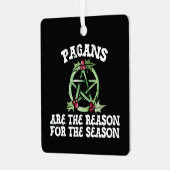 異教徒が季節の理由だ メタルオーナメント (正面左)