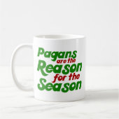 異教徒が季節の理由 コーヒーマグカップ (左)
