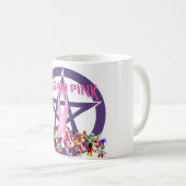 異教徒のピンク コーヒーマグカップ (正面右)