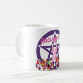 異教徒のピンク コーヒーマグカップ (正面左)