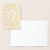 異教徒のユールペンタグラム 箔カード (ディスプレー)