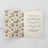 異教徒の挨拶クリスマスカード カード (内部)