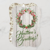 異教徒の挨拶!無神論者ホリデーカード シーズンカード (正面/裏面)