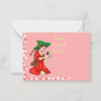 異教徒の春の挨拶 ノートカード