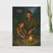 異教徒の父の日祝福 カード (正面)